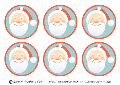 Round Jolly Santa.