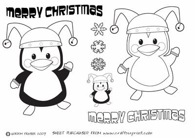 Cute Christmas Penguin Bob