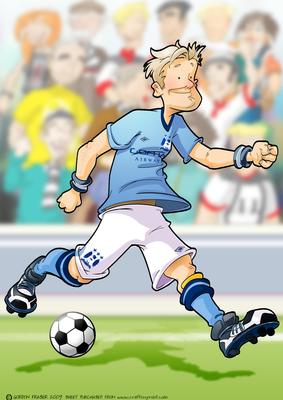 Football Dude Manchester City A4