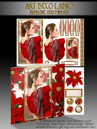 Art Deco Pandore (red) 8x8 Mini Kit
