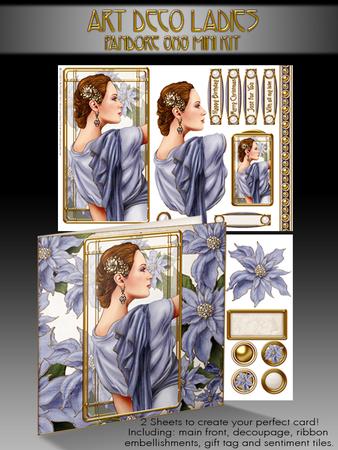 Art Deco Pandore (lilac) 8x8 Mini Kit