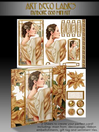 Art Deco Pandore (gold) 8x8 Mini Kit