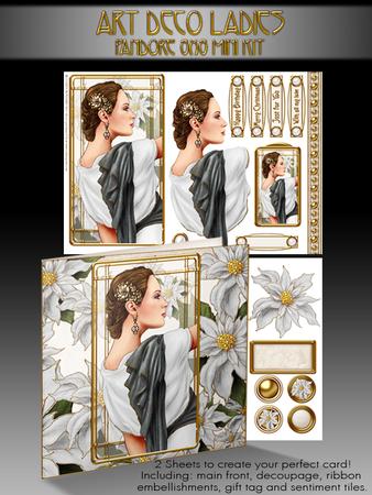 Art Deco Pandore (white) 8x8 Mini Kit