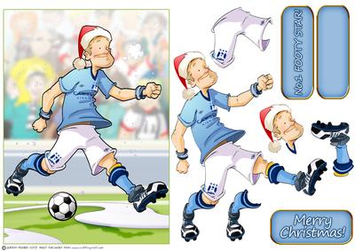 Christmas Football Dude Manchester City