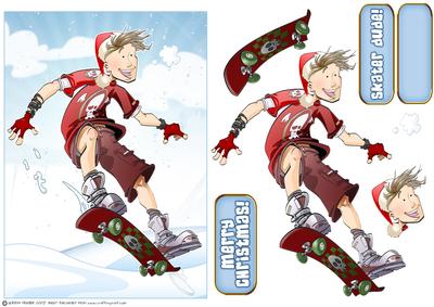 Christmas Skater Dude