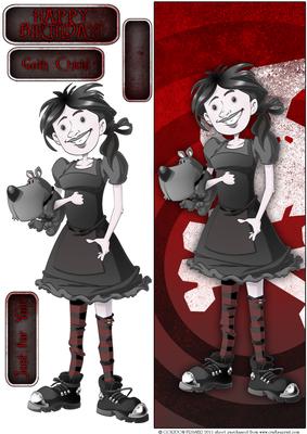 Goth Dot Large Vetical Dl