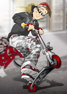 Urban Scooter Dude A4