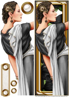 Art Deco Lady Pandore Dl (black)