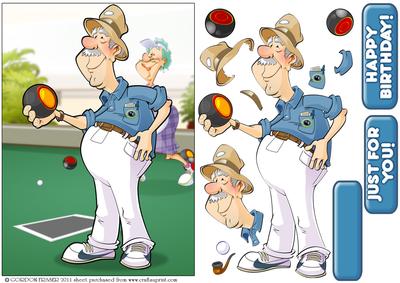 Indoor Lawn Bowler Dude