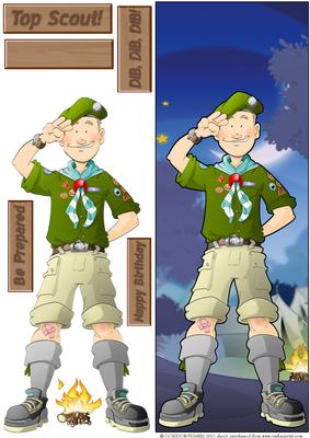 Cub/scout Dude Large Vertical Dl