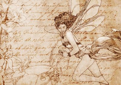 Forest Fairy Acantha Backing Paper
