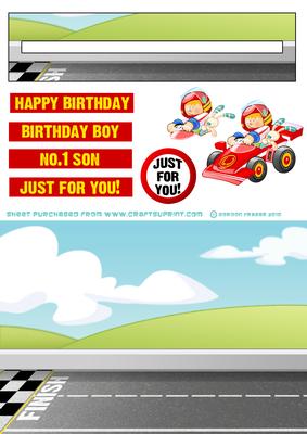 Red Racer Boy Slider