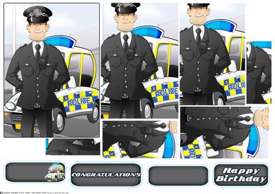 Police Officer Dude (passing Out Parade) Pyramid