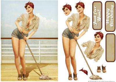 1950's Pin Up Girl Alice May (retro)