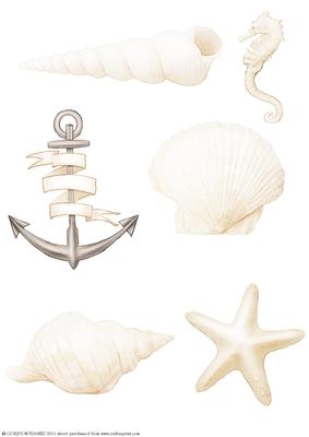 Seaside Embellishments (pale)