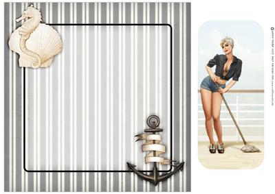 1950's Pin Up Girl Alice May Mini Kit (black) Insert
