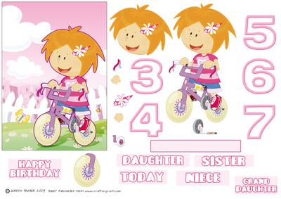 Pretty in Pink Biker Girl!