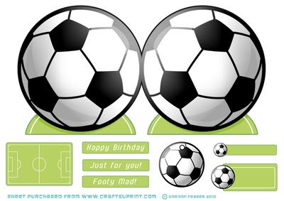 Shaped Football Black.