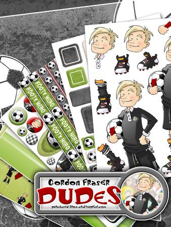 Football Referee Dude Six Sheet Kit