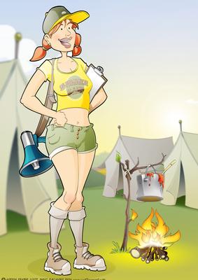 Lady Camp Counsellor/leader A4