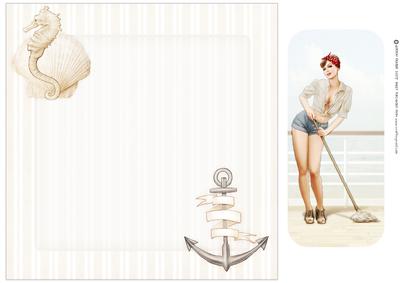 1950's Pin Up Girl Alice May Mini Kit (pale) Insert