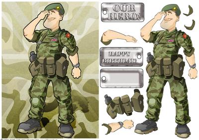 British Army Dude Green Beret
