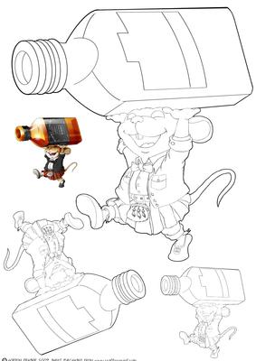 Scots Whisky Mouse! Digital Stamp