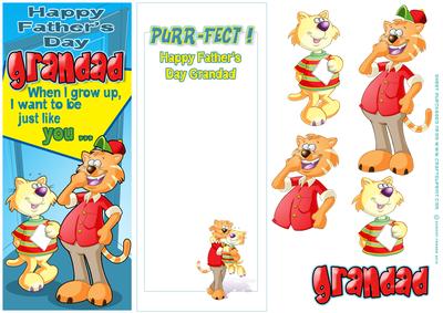 Fathers Day (grandad) Cats.