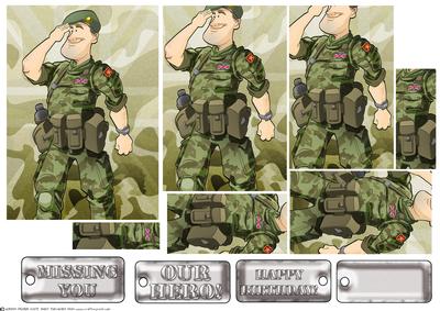 British Army Dude Green Beret Pyramid