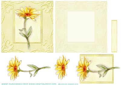 Golden Flower Quick Card.