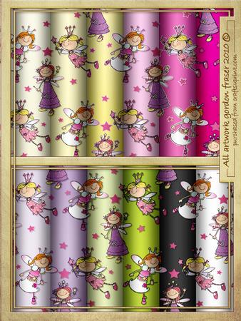 Pink Princess Fairy Backings.