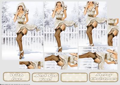 1950s Eva Grace Winter Wonderland (cream) Pyramid