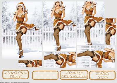 1950s Eva Grace Winter Wonderland (gold) Pyramid