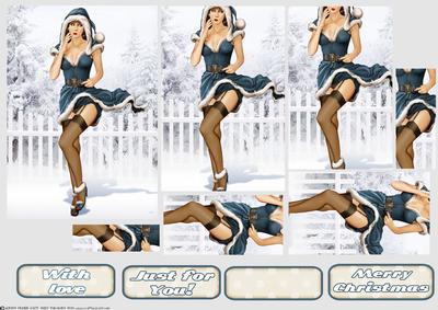 1950s Eva Grace Winter Wonderland (blue) Pyramid