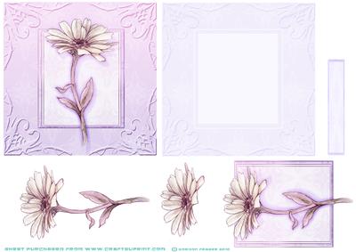 Calm Flower Quick Card.