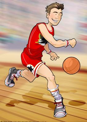 Basketball Dude A4