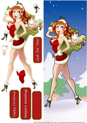 Sexy Mrs Santa Claus Large Dl