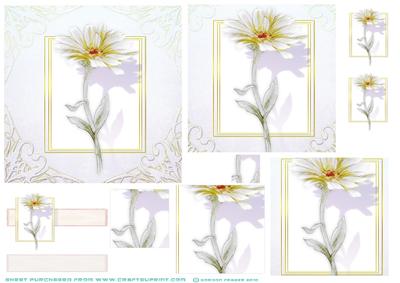 Calm Flower White Pyramid.