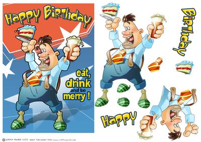 Beer, Cake and Birthday Dude!