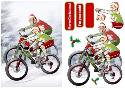 Mountain Bike Christmas Dudes