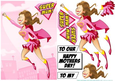 Supermum Mother's Day Pink.