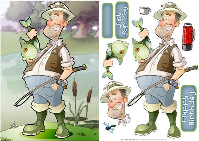 Fishing Dude Big Fish