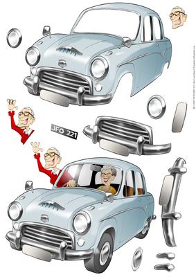 The Cars the Star! Decoupage Sheet