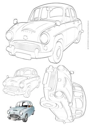The Cars the Star! Digital Stamp