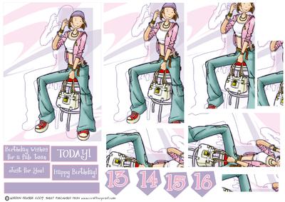 13,14,15,16 Teenage Girl Chilling Pyramid.