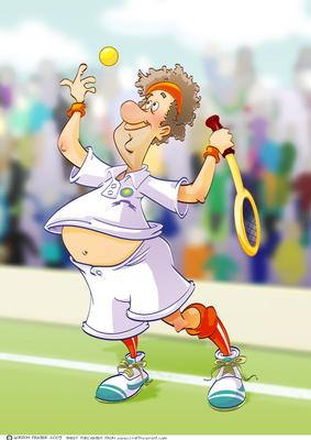 Tennis Dude A4.