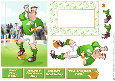 Rugby Dude Ireland. Quick Card.