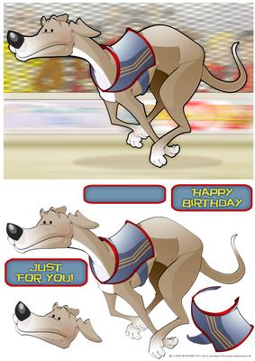 Greyhound Race (brown)