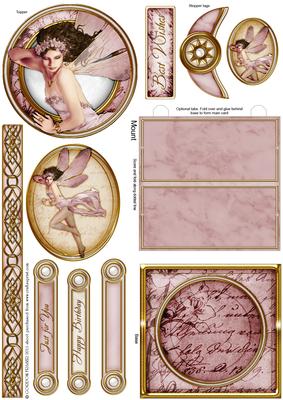 Forest Fairy Acantha (pink) Mini Easel