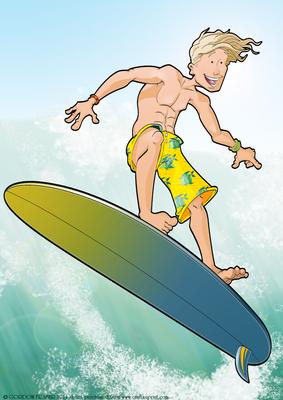 Surf Dude A4